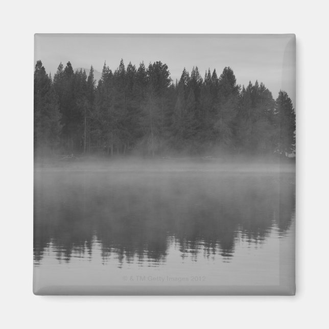 Imã Lago com nevoeiro, Oregon (Frente)
