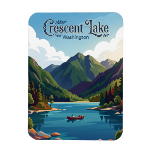 Ímã Lago Crescent EUA