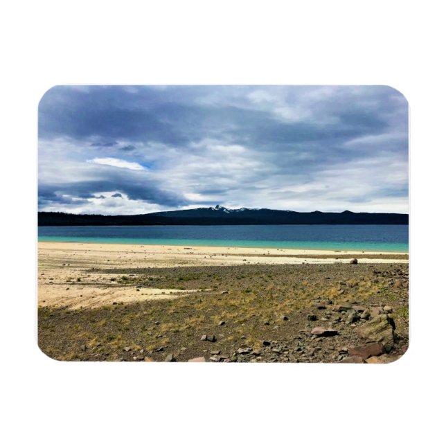 Ímã Lago Crescent na Baía de Simax, Oregon (Horizontal)