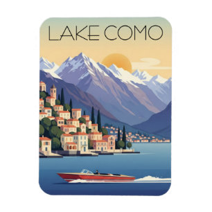 Ímã Lago de Como Itália Viagem