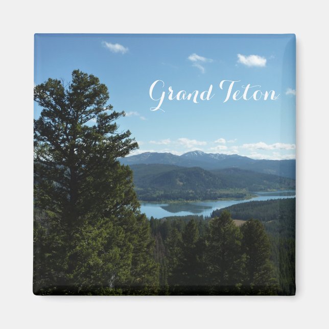 Imã Lago de Dois Oceanos no Parque Nacional Grand Teto (Frente)