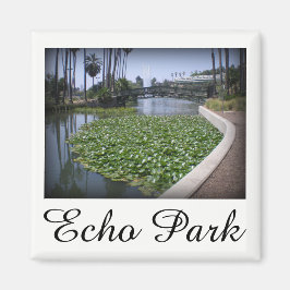 Imã Lago Echo Park em Los Angeles, Califórnia