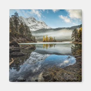 Imã Lago Eibsee mood da manhã
