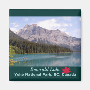 Imã Lago esmeralda/parque nacional de Yoho, Canadá