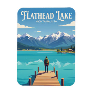 Ímã Lago Flathead EUA