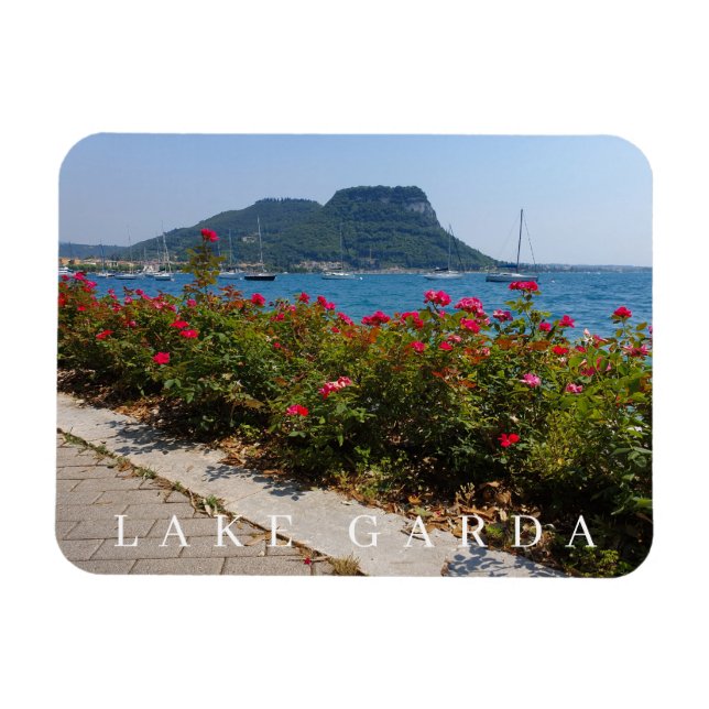 Ímã Lago Garda Rock da imã de geladeira Garda (Horizontal)