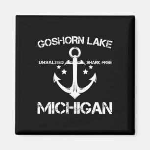 Imã Lago Goshorn Michigan pesca engraçada acampamento