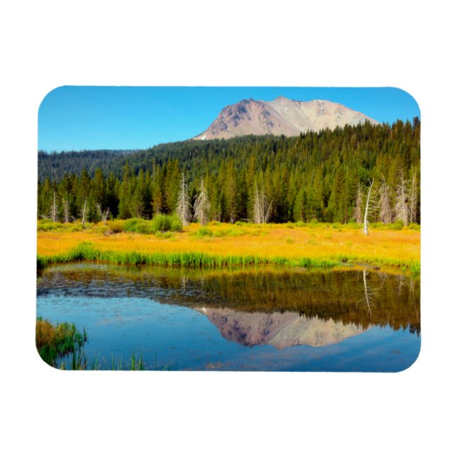 Ímã Lago Hat no Parque Nacional Vulcânico Lassen (Horizontal)