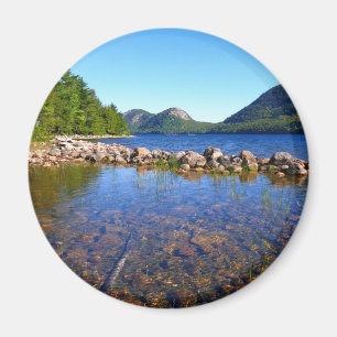 Imã Lago Jordan Pond I no Parque Nacional Acadia