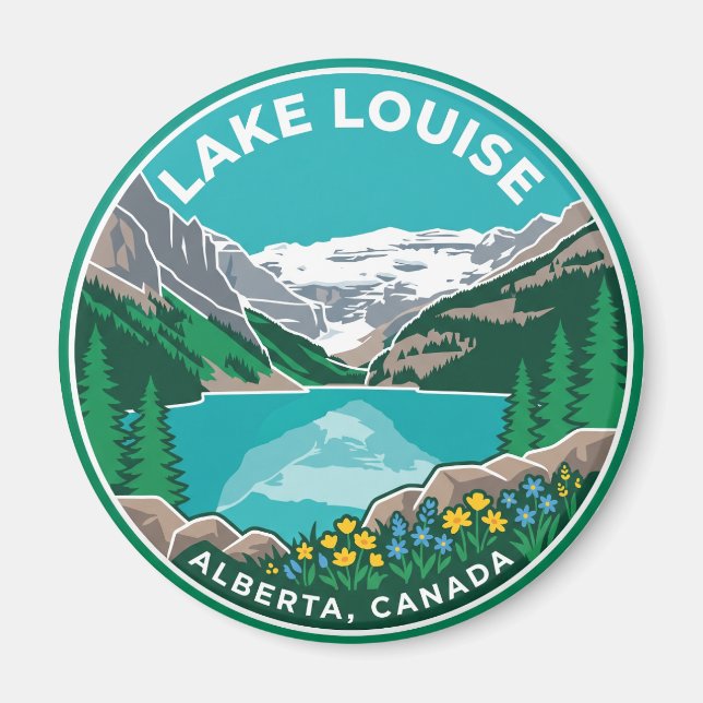 Imã Lago Louise Canadá (Frente)