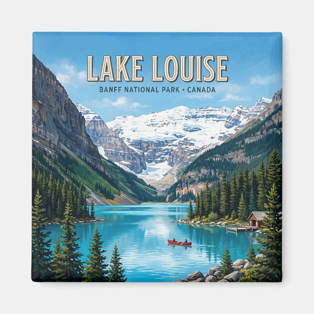 Imã Lago Louise Canadá (Frente)