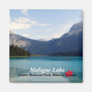 Imã Lago Maligne/parque nacional de jaspe, Alberta