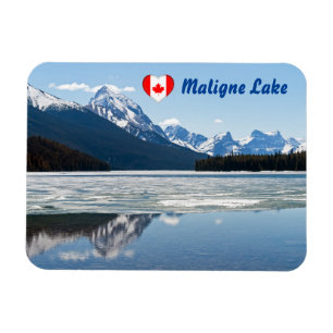 Ímã Lago Maligne - Parque nacional de Jasper, Canadá