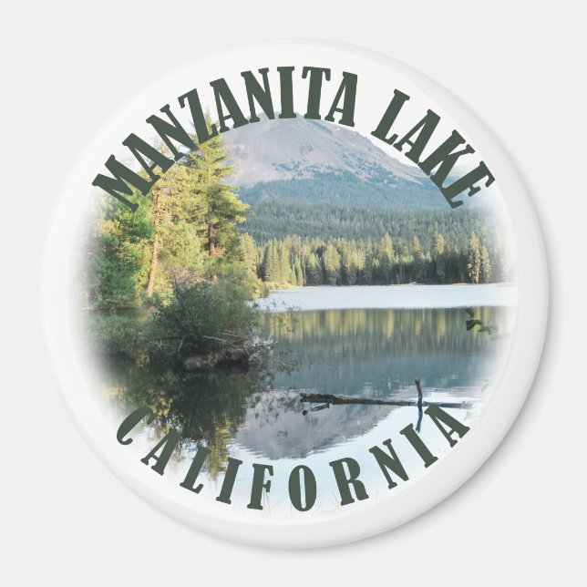 Imã Lago Manzanita, Califórnia (Frente)