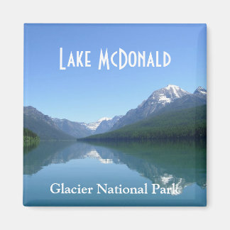 Imã Lago McDonald Glacier National Park Magnet