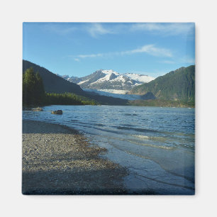 Imã Lago Mendenhall em Juneau Alasca