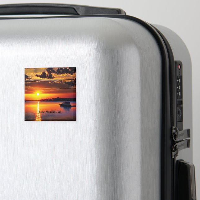 Imã Lago Mendota, WI, (In Situ (Luggage))