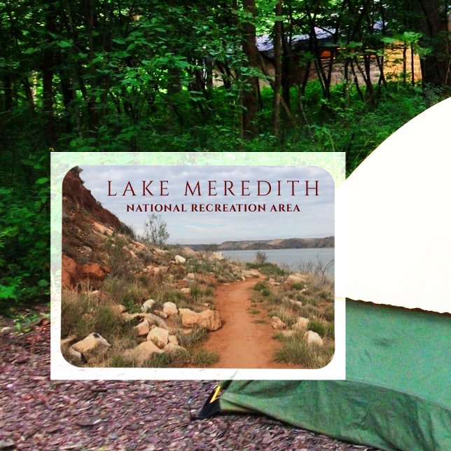 Ímã Lago Meredith, Turquia Creek Trail, Texas (Criador carregado)