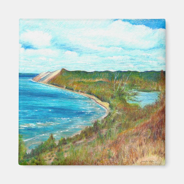 Imã Lago Michigan Dunes (Frente)