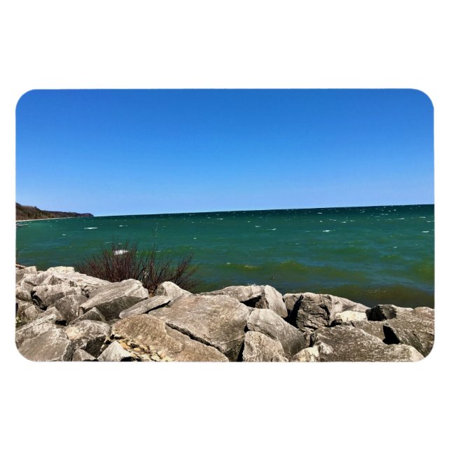 Ímã Lago Michigan, Port Washington, Wisconsin (Horizontal)