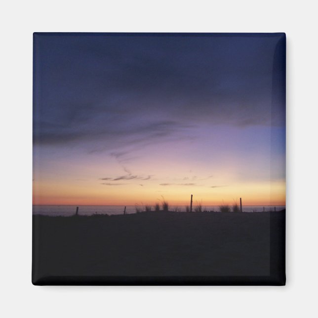 Imã Lago Michigan Sunset (Frente)