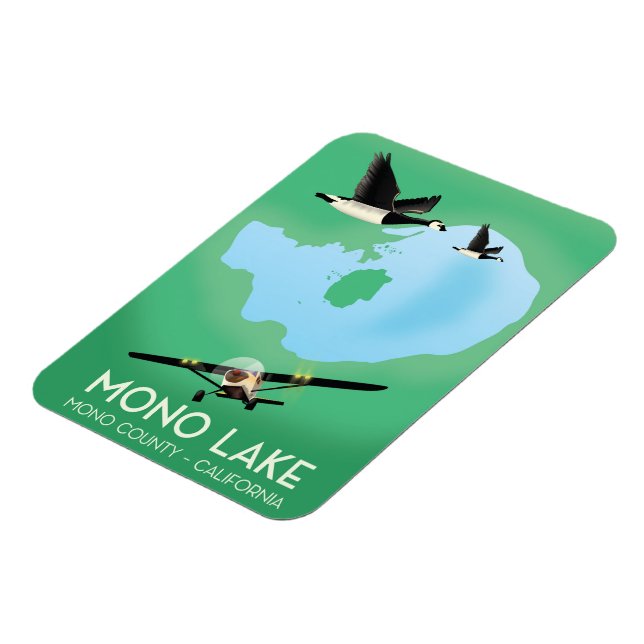 Ímã Lago Mono,poster de viagens Mono (Left Side)