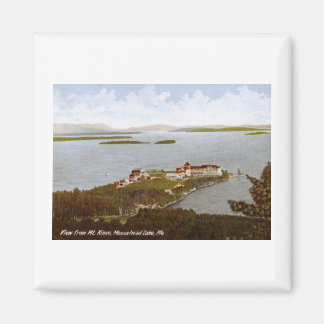 Imã Lago Moosehead, Maine 1906 Vintage