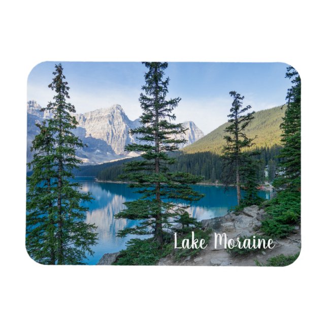 Ímã Lago Moraine em Banff Canada (Horizontal)