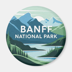 Imã Lago Moraine no Banff National Park Canada Viagem