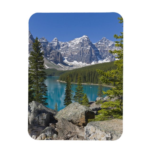 Ímã Lago Moraine, Rochas Canadenses, Alberta, Canadá (Vertical)