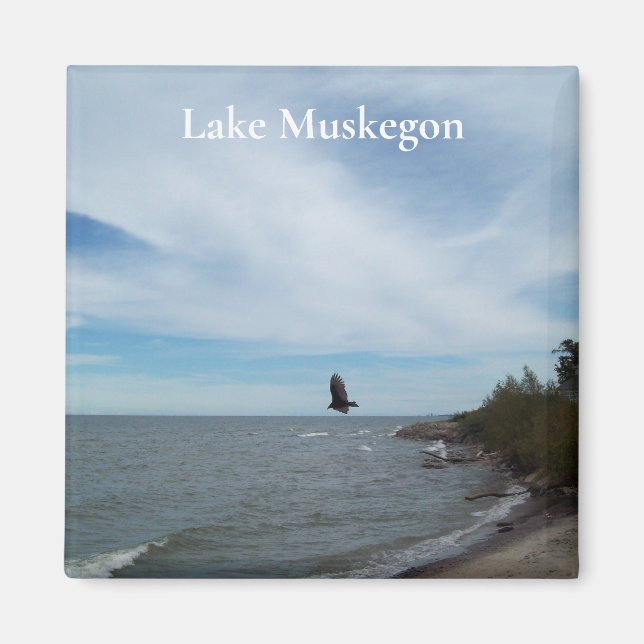 Imã Lago Muskegon (Frente)