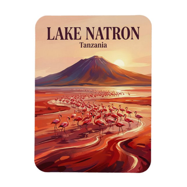 Ímã Lago Natron Tanzânia (Vertical)