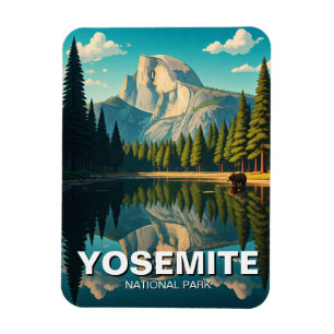 Ímã Lago no Parque Nacional de Yosemite, a meio do dom