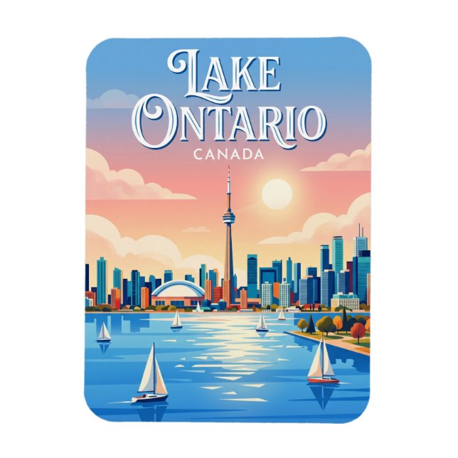 Ímã Lago Ontário Canadá (Vertical)