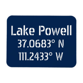 Ímã Lago Powell AZ Latitude Longitude