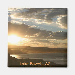 Imã Lago Powell AZ no por do sol