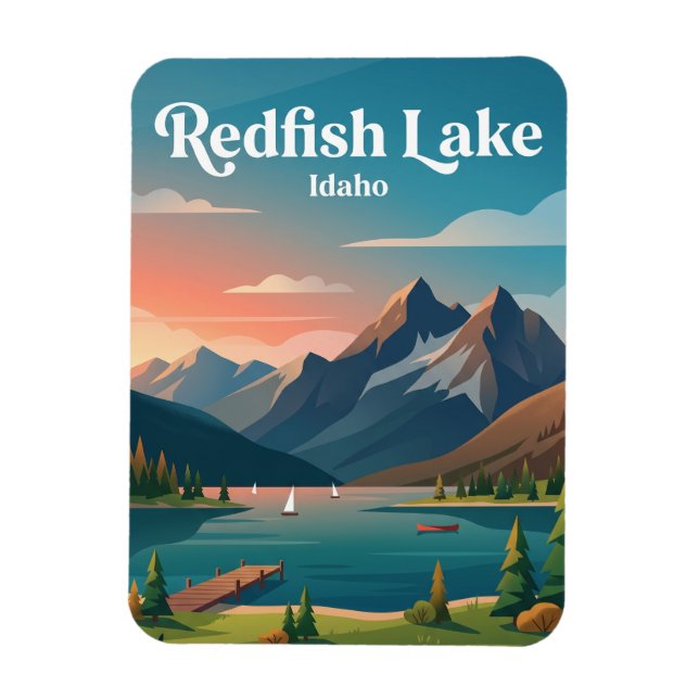 Ímã Lago Redfish EUA (Vertical)