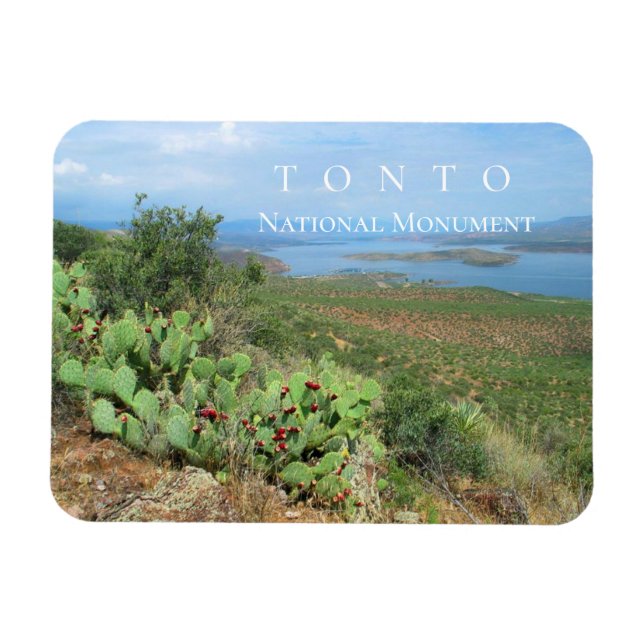 Ímã Lago Roosevelt, Monumento Nacional Tonto, AZ (Horizontal)
