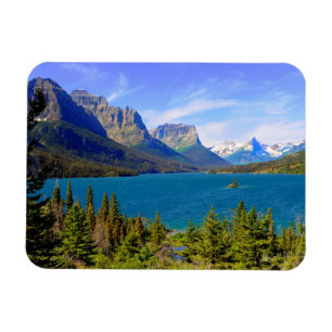 Ímã Lago st. Mary, parque nacional de geleira, Montana