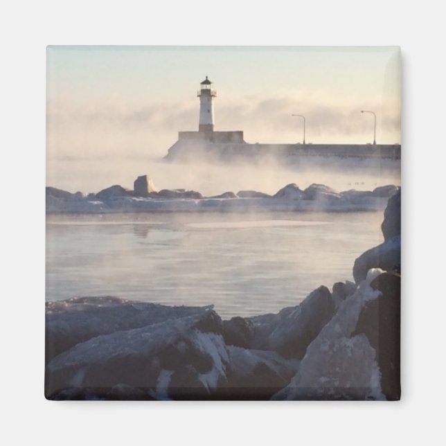 Imã Lago Superior Duluth Canal Park Magnet (Frente)