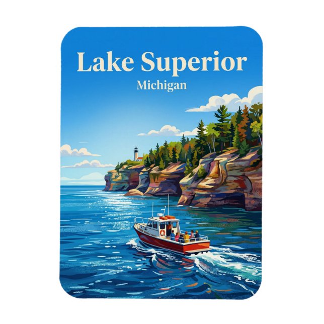 Ímã Lago Superior EUA (Vertical)