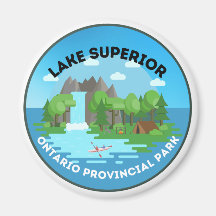 Lago Superior Ontario Provincial Park Magnet