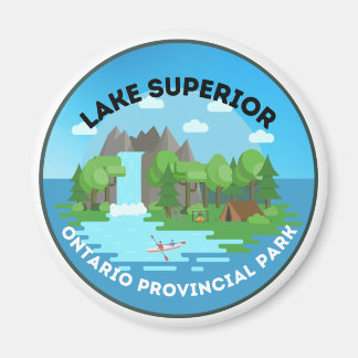 Imã Lago Superior Ontario Provincial Park Magnet