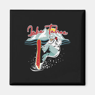 Imã Lago Tahoe Sierra Nevada California Snowboard S