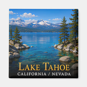 Imã Lago Tahoe Sierra Nevada Lago Alpino Viagem