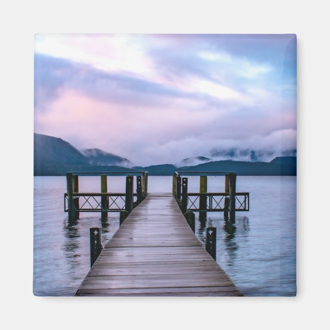 Imã Lago Te Anau Nova Zelândia Magnet (Frente)