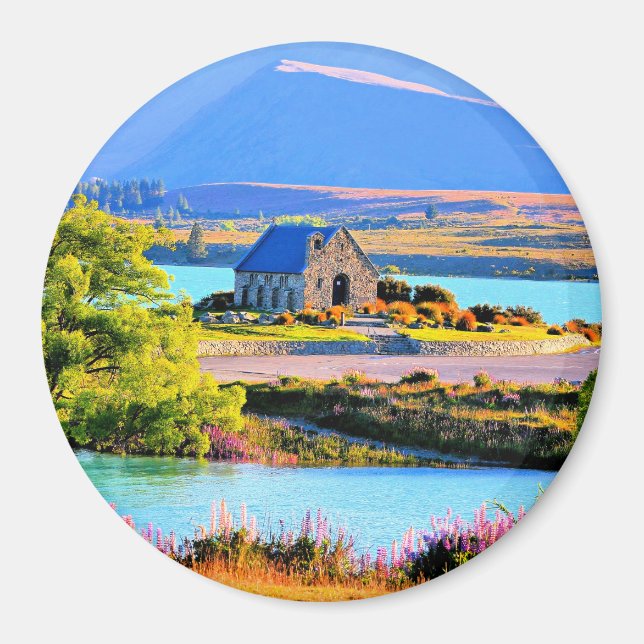 Imã Lago Tekapo, Magnet Nova Zelândia (Frente)