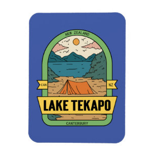 Ímã Lago Tekapo Nova Zelândia