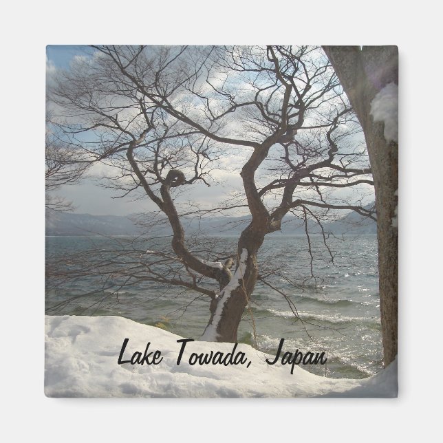 Imã Lago Towada Snow Magnet (Frente)