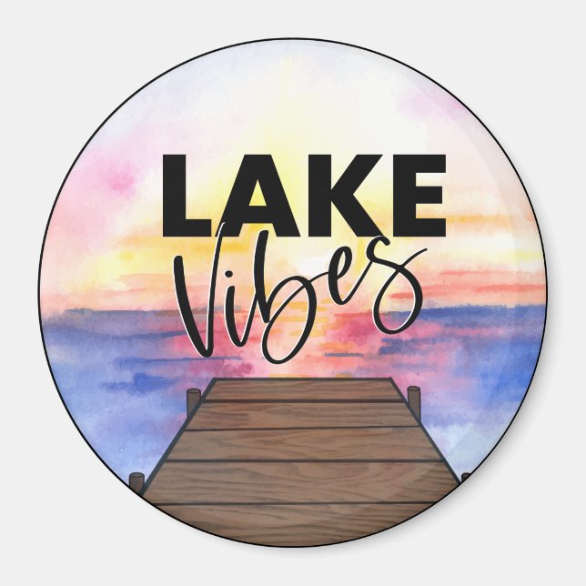 Imã Lago Vibes Magnet (Frente)